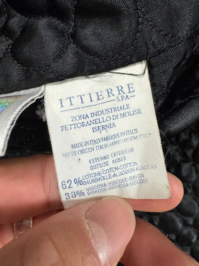 2000s Versace Tiger Fur Effect Buttoned Jacket (M) 8