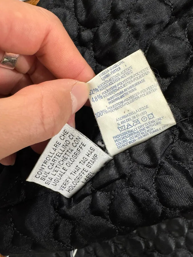 2000s Versace Tiger Fur Effect Buttoned Jacket (M) 9