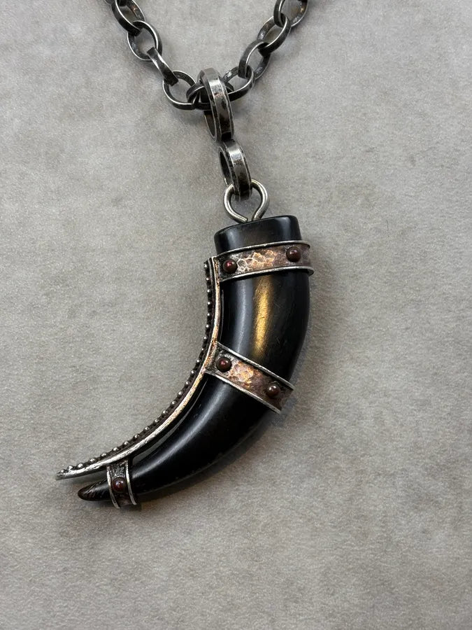 SS2011 Lanvin Horn Avnat-Garde Necklace  DHlZwOi 6