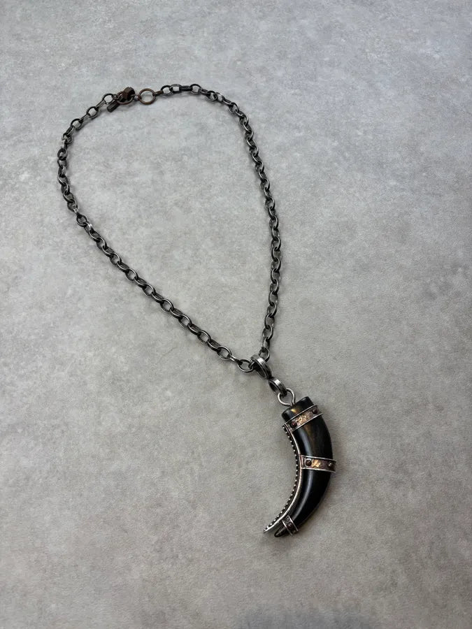 SS2011 Lanvin Horn Avnat-Garde Necklace  DHlZwOi 3