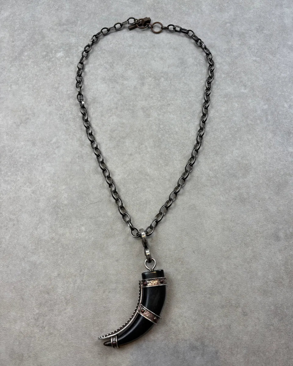 SS2011 Lanvin Horn Avnat-Garde Necklace  DHlZwOi 0