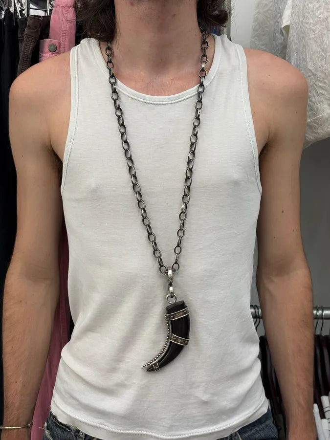 SS2011 Lanvin Horn Avnat-Garde Necklace  DHlZwOi 2