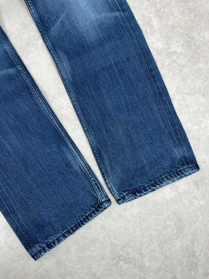 2000s Vintage Blue Denim Jeans XZHfXKU 7