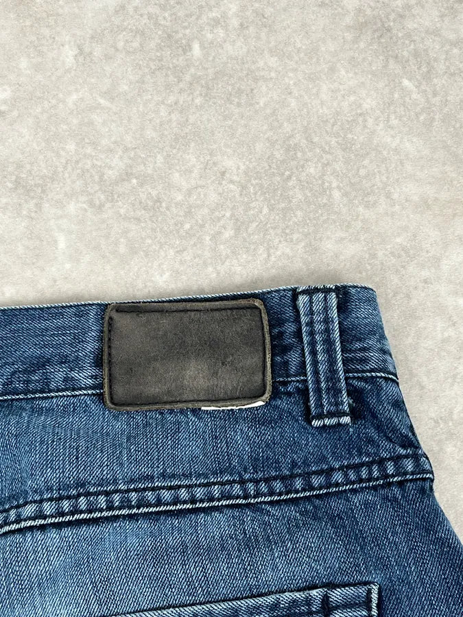 2000s Vintage Blue Denim Jeans XZHfXKU 10