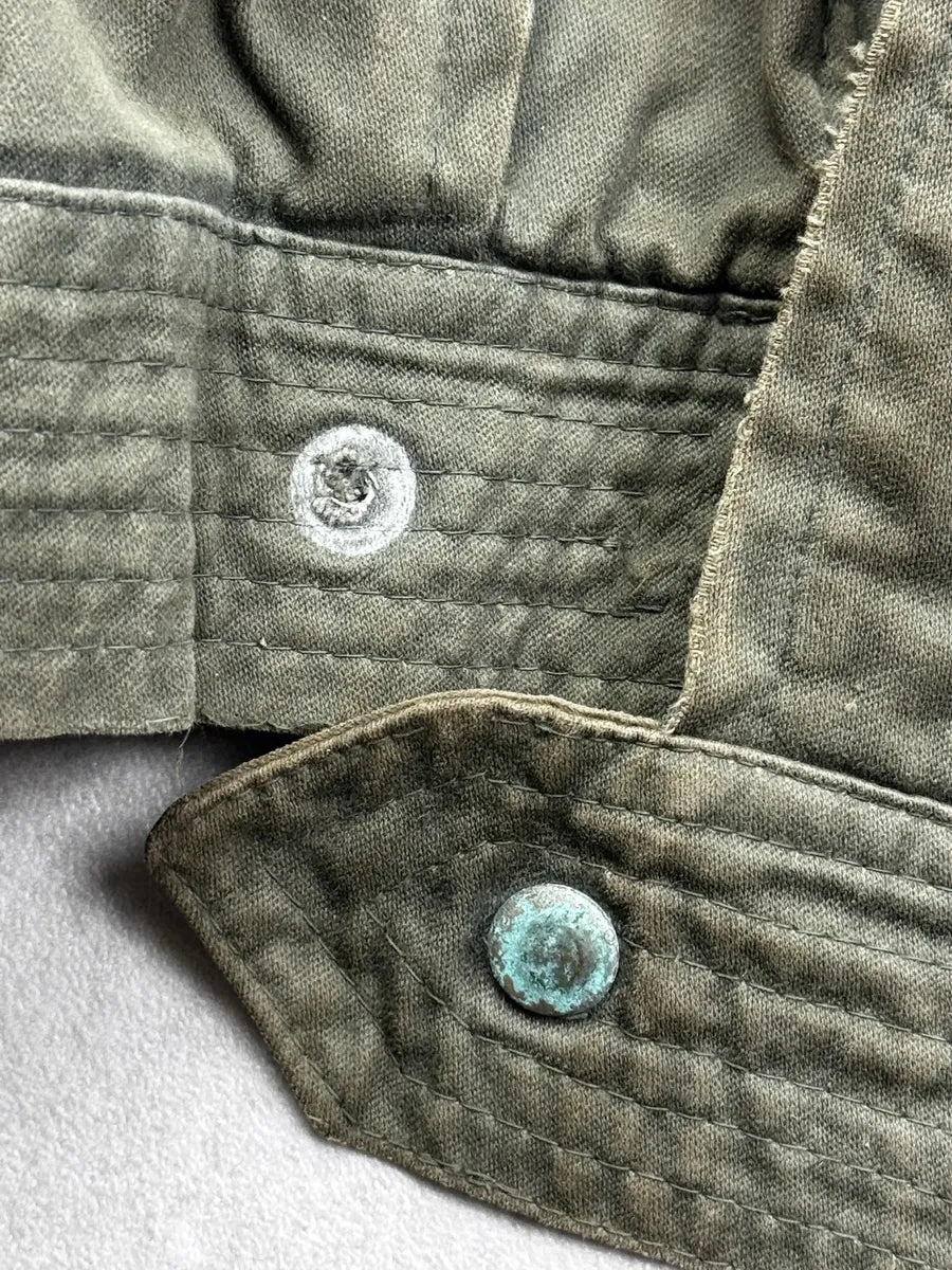 1950s French Khaki Aviator Shearling Jacket wTgmqFO 11