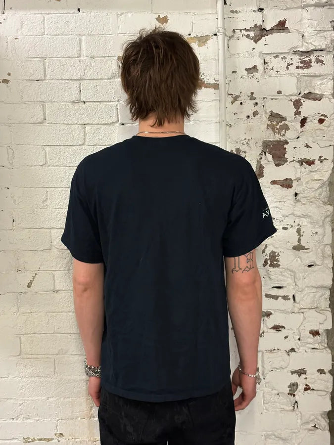 2010s Avatar Navi Blue Face Vintage Black T-Shirt OzVARon 2