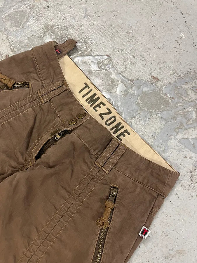 2000s Vintage Tactical Brown Cargo Pants lKBMatT 5
