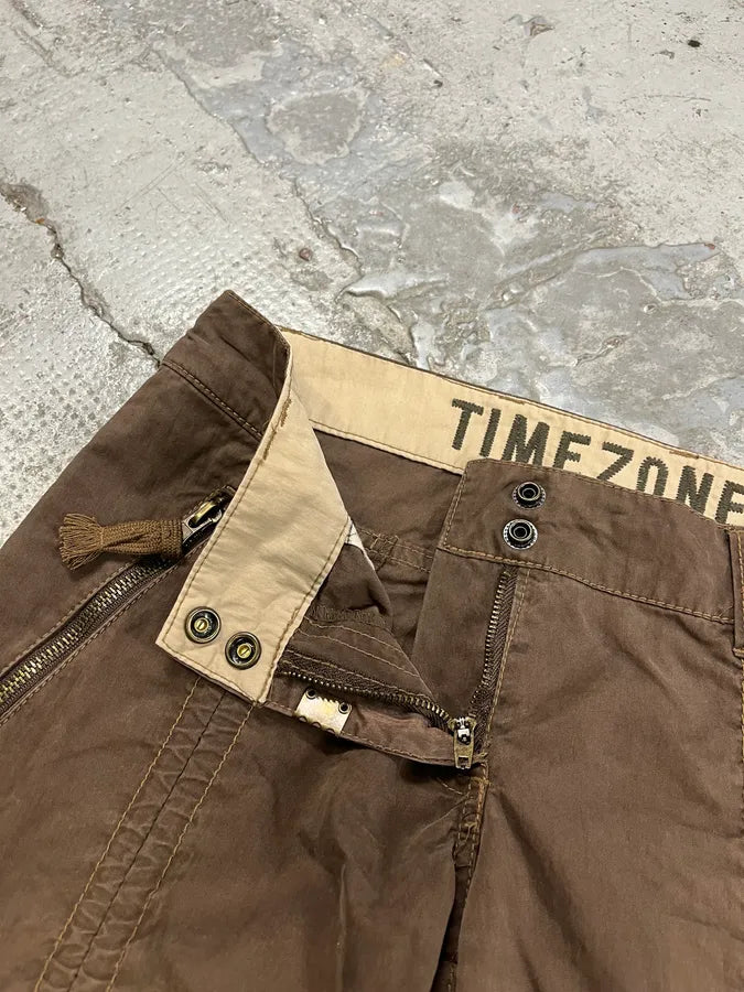 2000s Vintage Tactical Brown Cargo Pants lKBMatT 8