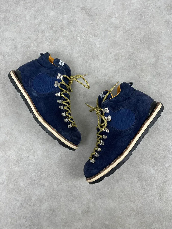2010s Visvim Navy Suede Leather Hiking Boots CSyoqYu 2