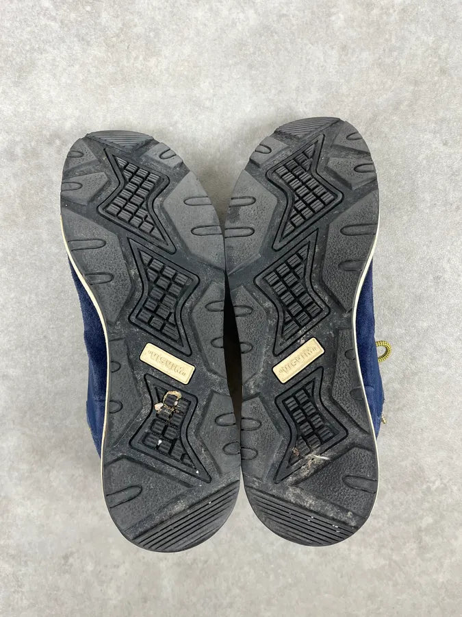2010s Visvim Navy Suede Leather Hiking Boots CSyoqYu 6