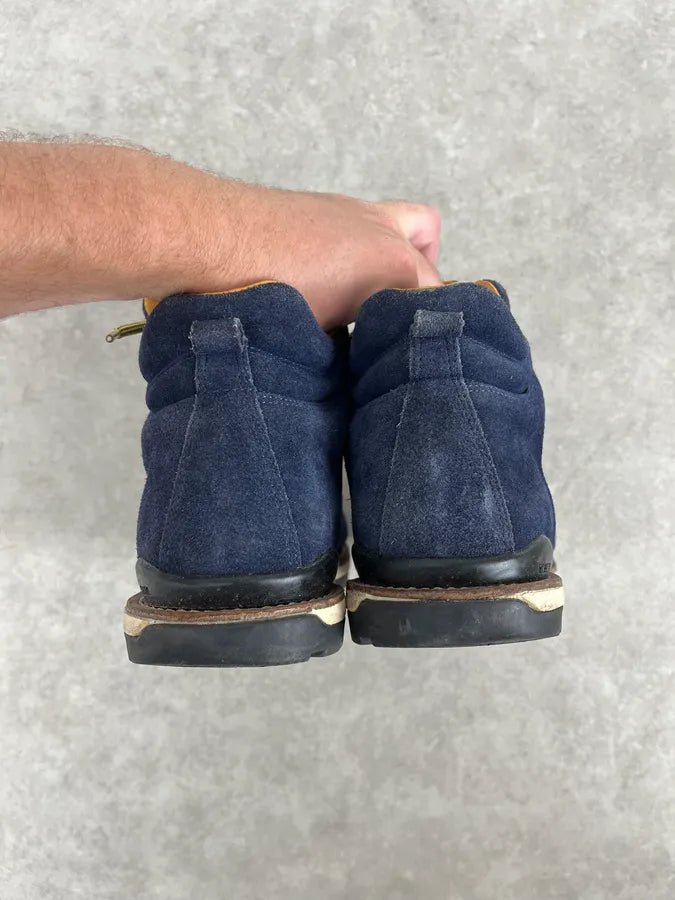 2010s Visvim Navy Suede Leather Hiking Boots CSyoqYu 4
