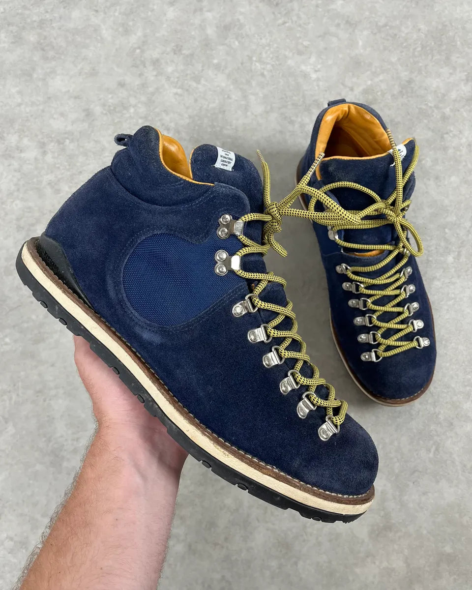 2010s Visvim Navy Suede Leather Hiking Boots CSyoqYu 0