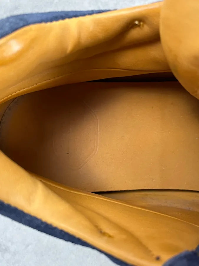 2010s Visvim Navy Suede Leather Hiking Boots CSyoqYu 10