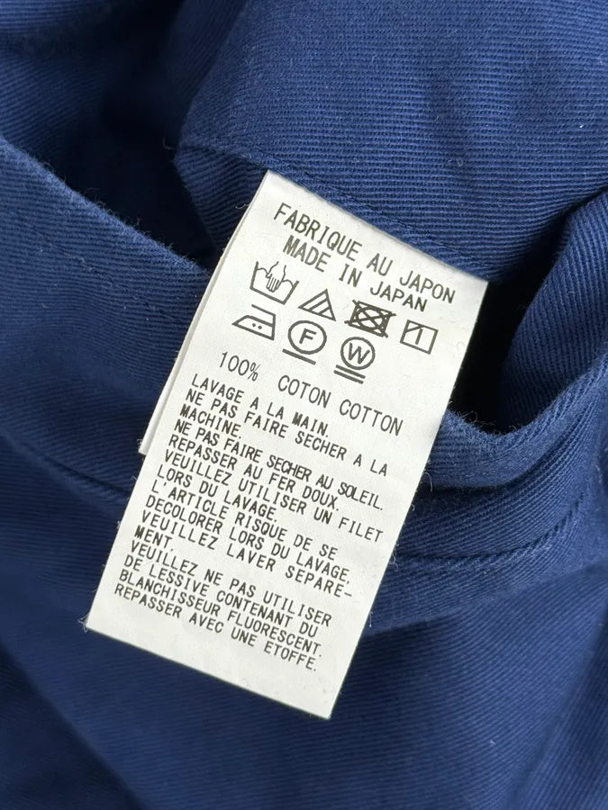 2000s Yohi Yamamoto Y’s Blue Japan Worker Long Jacket ayQqdUR 9