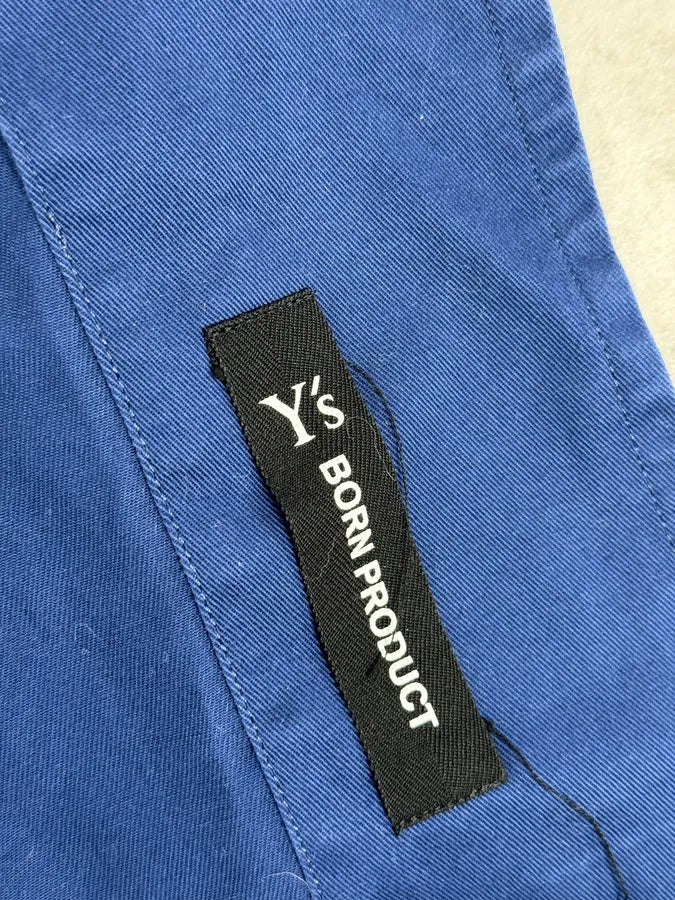 2000s Yohi Yamamoto Y’s Blue Japan Worker Long Jacket ayQqdUR 7