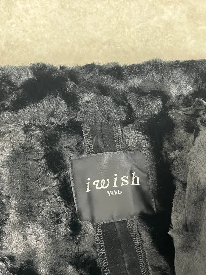 2000s Yohji Yamamoto Y’s Black Faux Suede Double Breasted Jacket XZptIXt 8