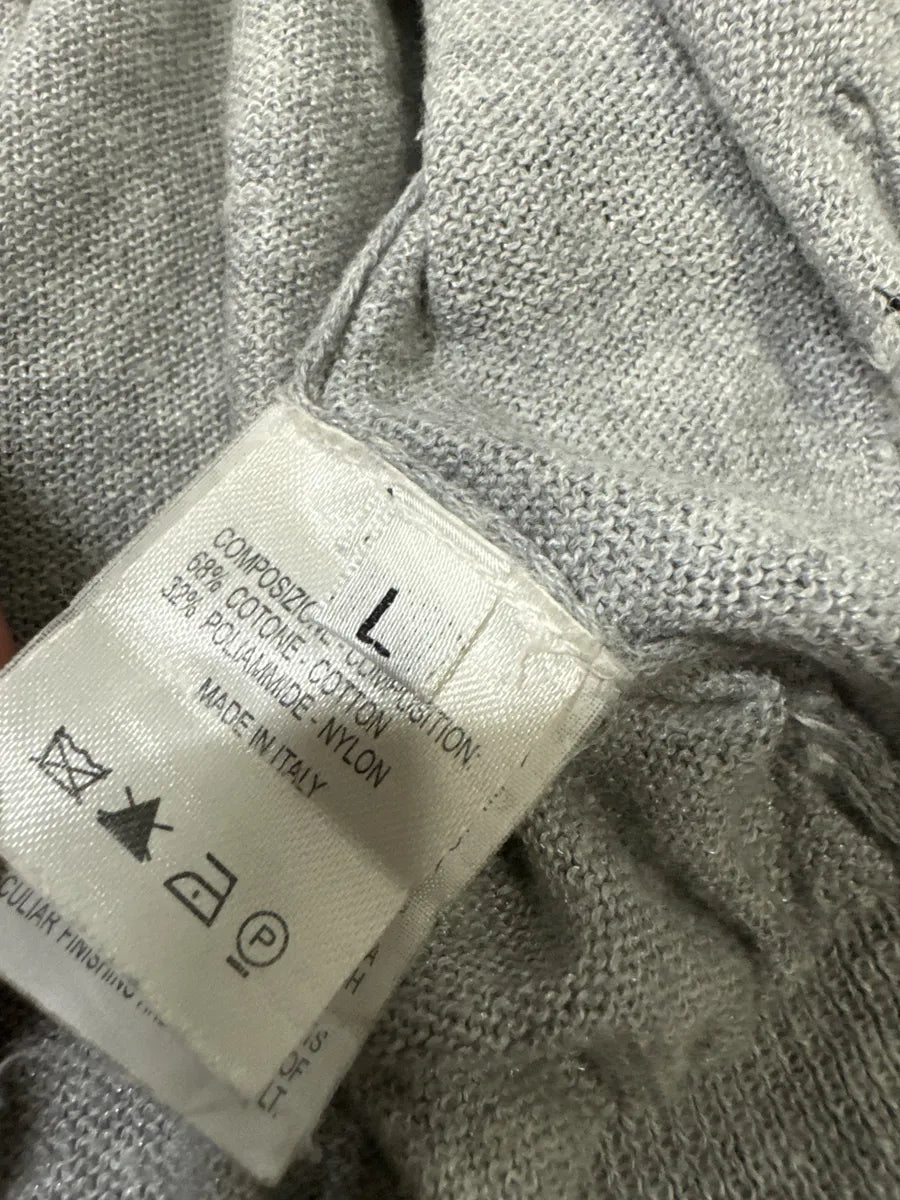 2000s Yves Saint Laurent Apocalyptic Destroyed Grey Cardigan BwOdrae 5