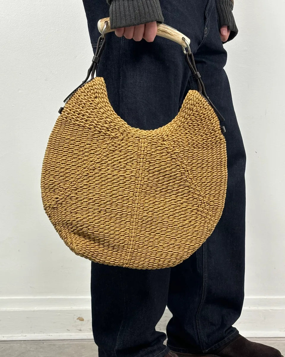 2000s Yves Saint Laurent Beige Mombasa Handle Bag uvXUZYb 2