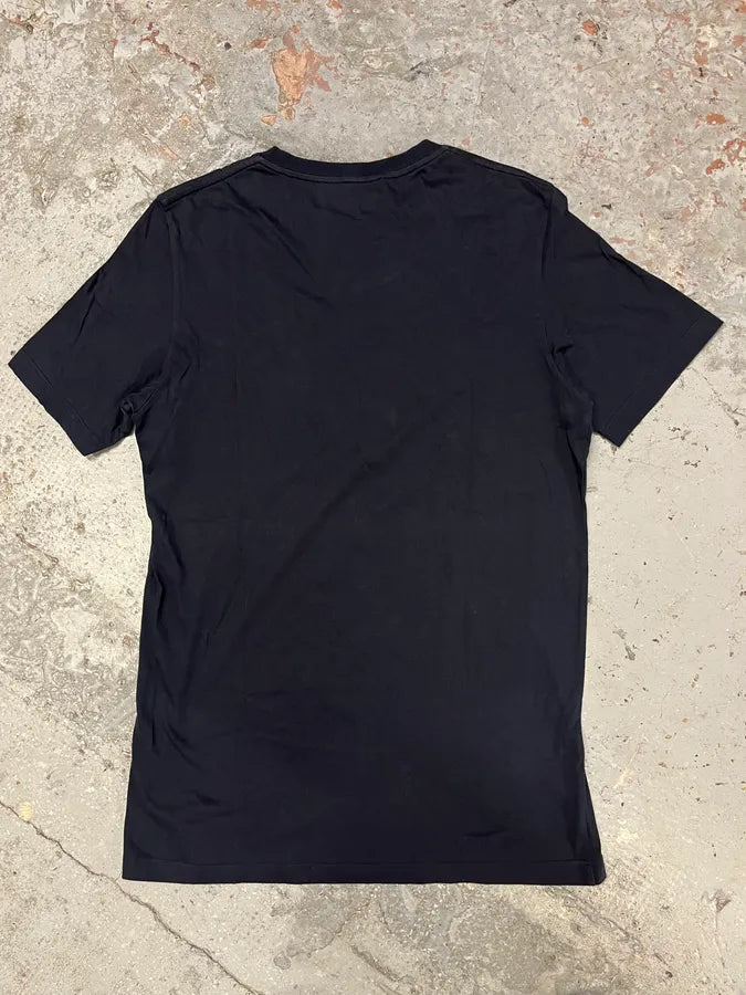 2000s Yves Saint Laurent Bird Gradient Navy T-Shirt NJwfstz 4