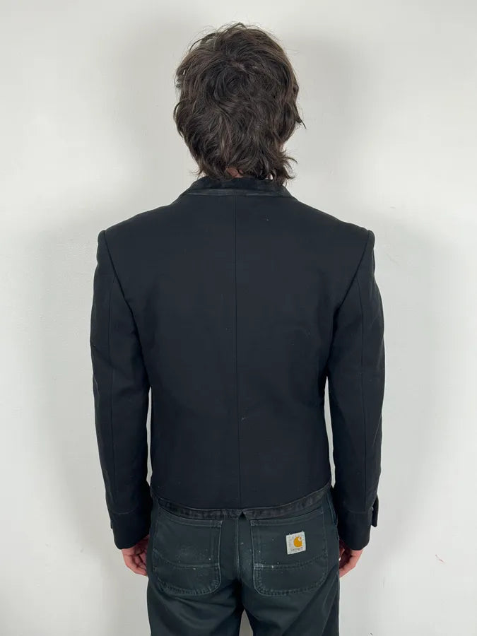 SS2003 Yves Saint Laurent Black Classy Caban Jacket JegWOpO 2