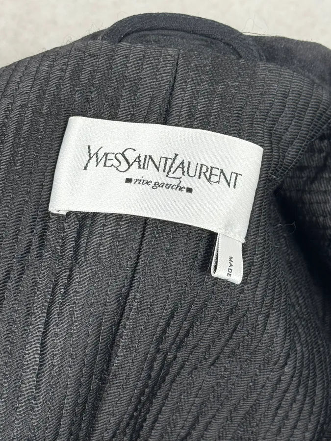 SS2003 Yves Saint Laurent Black Classy Caban Jacket JegWOpO 12