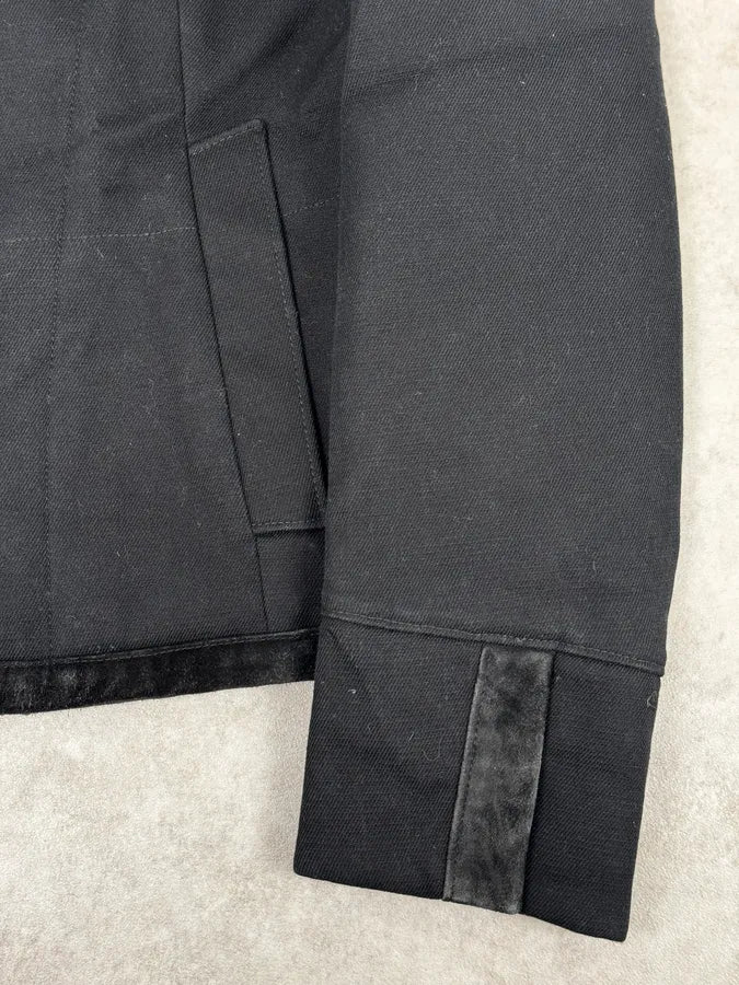 SS2003 Yves Saint Laurent Black Classy Caban Jacket JegWOpO 4
