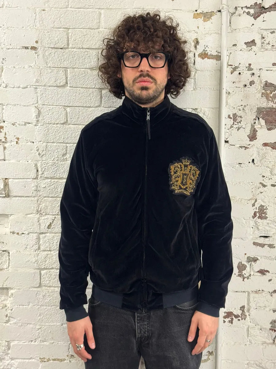 2000s Yves Saint Laurent Black Embroidered Velvet Jacket jzDNLHt 1