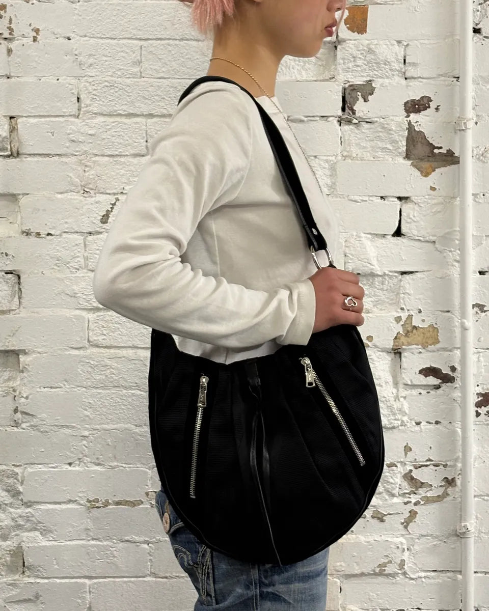 2000s Yves Saint Laurent Black Hobo Bag ggwCNbl 1
