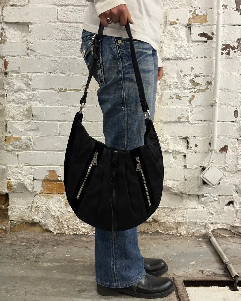2000s Yves Saint Laurent Black Hobo Bag ggwCNbl 2
