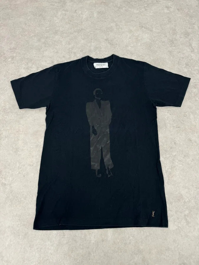 2000s Yves Saint Laurent Black Humanoid T-Shirt wGDfPHi 0