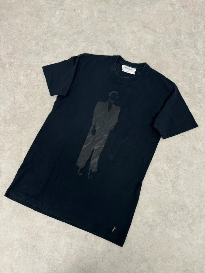 2000s Yves Saint Laurent Black Humanoid T-Shirt wGDfPHi 3