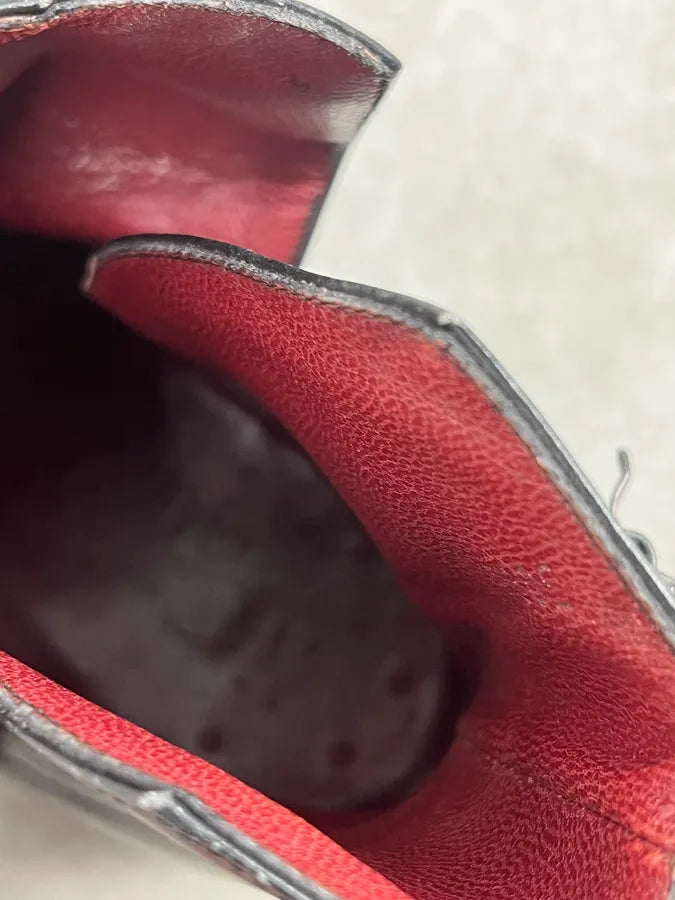 2000s Yves Saint Laurent Black Leather Boots PZOHvLu 10