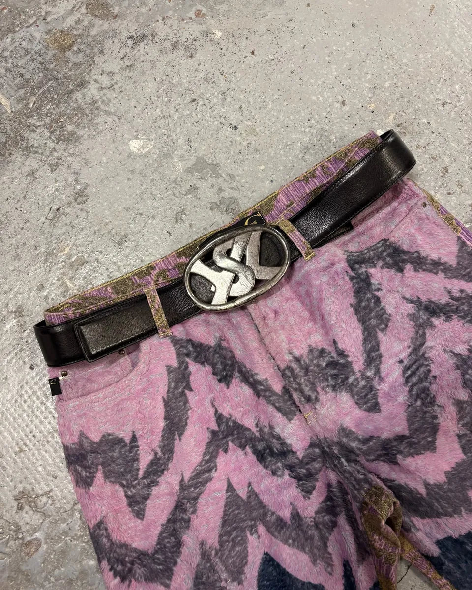 2000s Yves Saint Laurent Black Leather Premium YSL Belt lUWuLYh 0