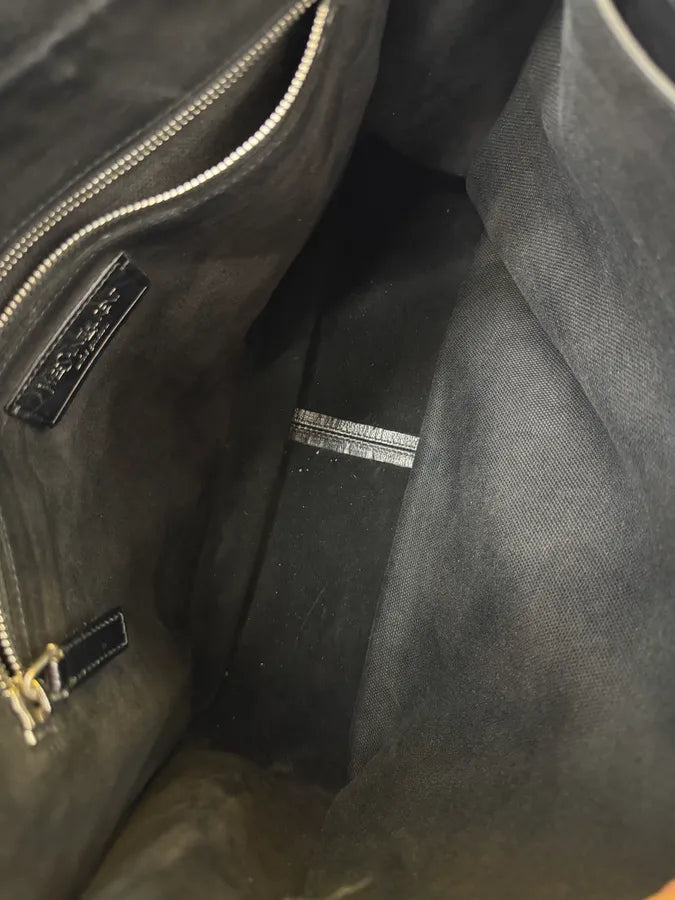 2000s Yves Saint Laurent Black Leather Shoulder Bag PkIjXcq 10