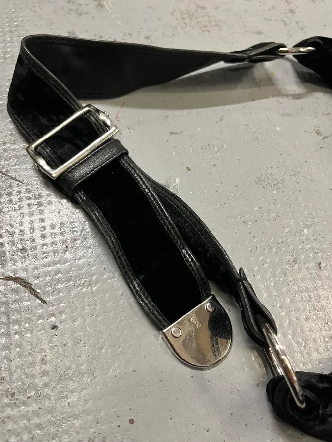 2000s Yves Saint Laurent Black Multi-Zip Shoulder Bag nmoMjXC 4