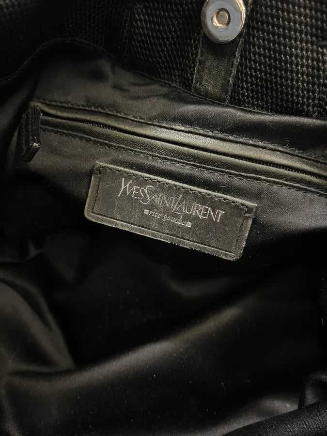 2000s Yves Saint Laurent Black Multi-Zip Shoulder Bag nmoMjXC 6