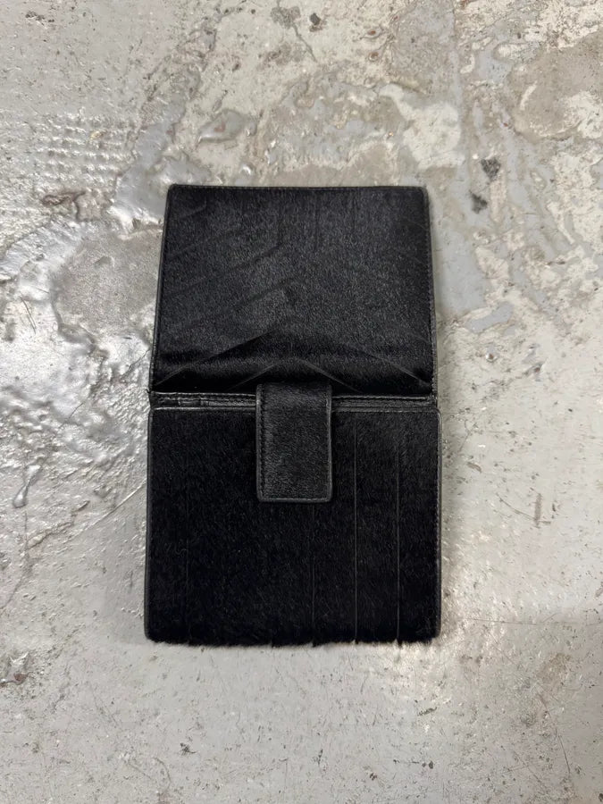 2000s Yves Saint Laurent Black Pony Hair Wallet (OS) dILqQdL 1