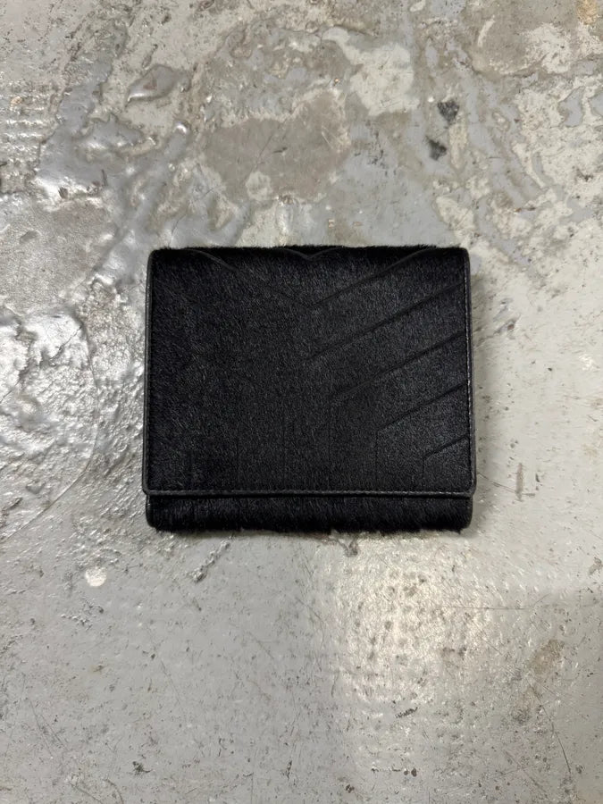 2000s Yves Saint Laurent Black Pony Hair Wallet (OS) dILqQdL 2