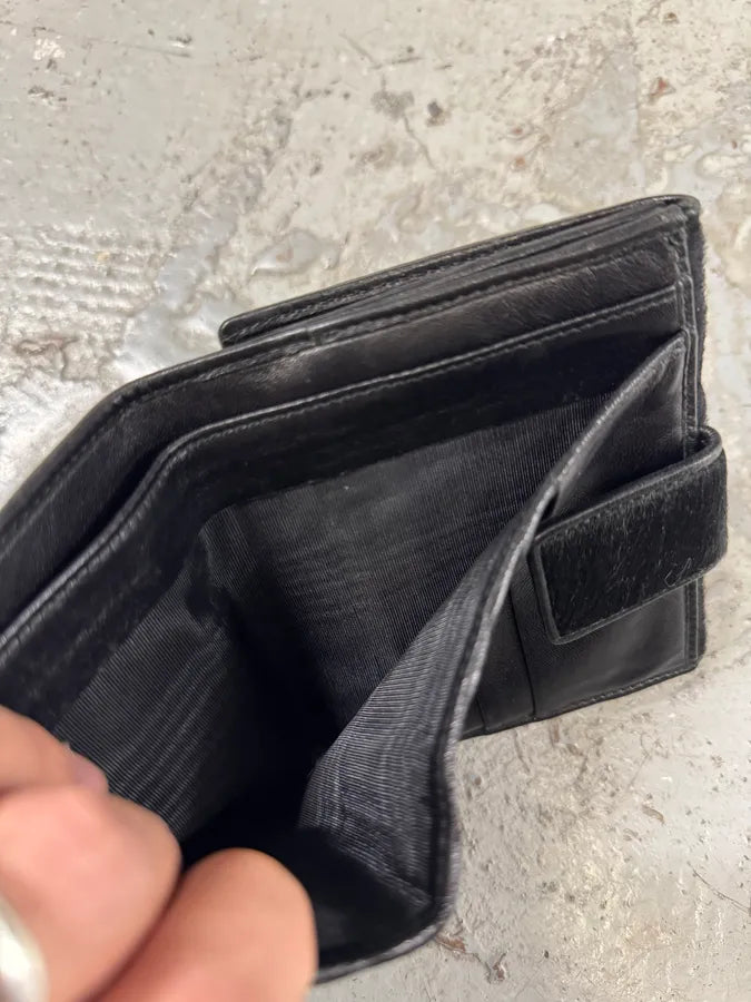 2000s Yves Saint Laurent Black Pony Hair Wallet (OS) dILqQdL 5