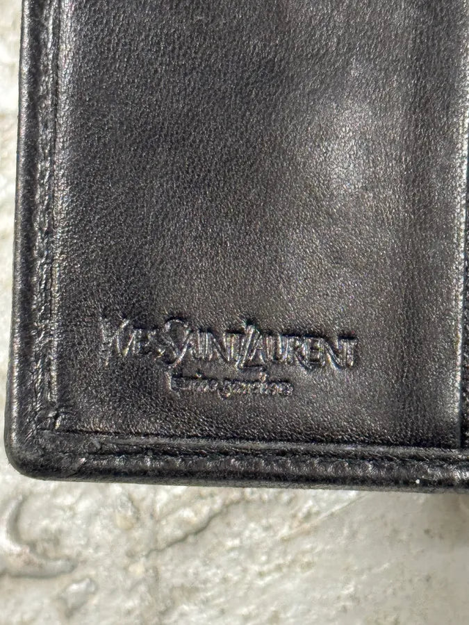2000s Yves Saint Laurent Black Pony Hair Wallet (OS) dILqQdL 8