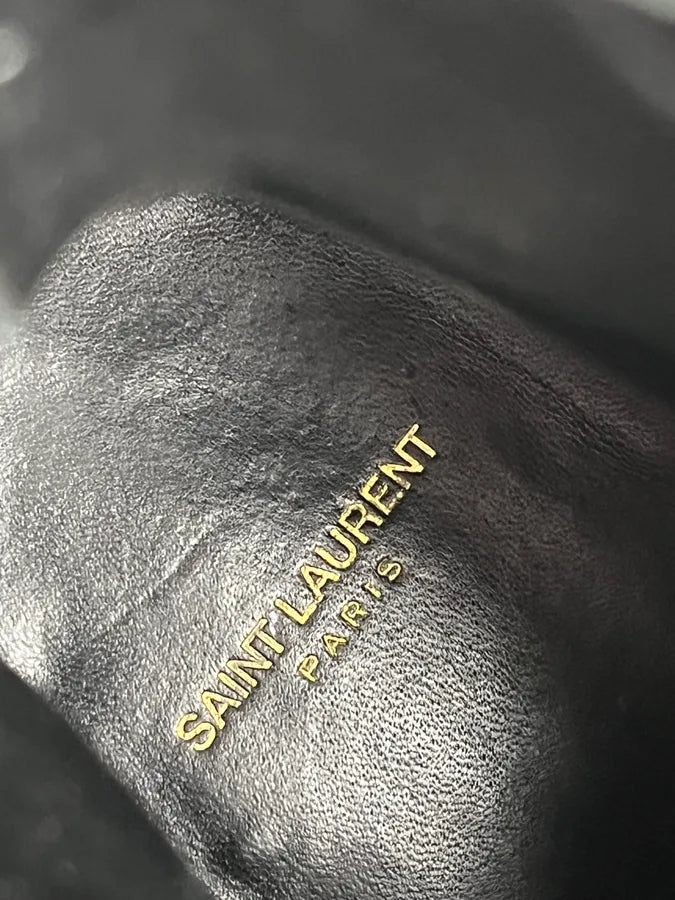 2000s Yves Saint Laurent Black Suede Leather Boots lIJQDAA 9