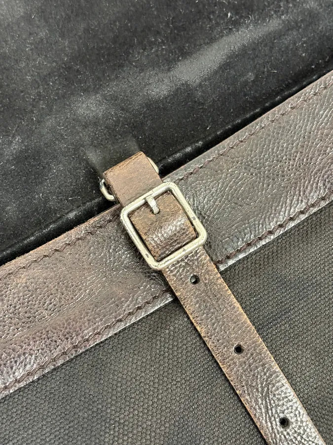 2000s Yves Saint Laurent Brown Eroded Leather Shoulder Bag OcULVwp 8