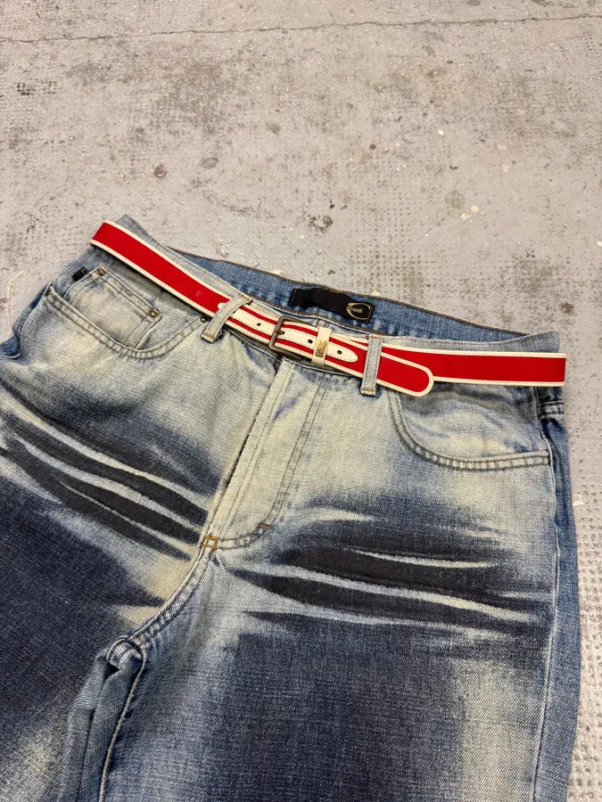 2000s Yves Saint Laurent Class Red Belt mrtOYck 1