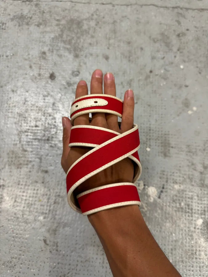 2000s Yves Saint Laurent Class Red Belt mrtOYck 3