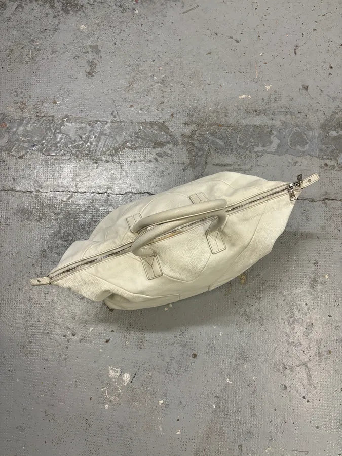 2000s Yves Saint Laurent Cream Leather Tote Bag mDuTugZ 13