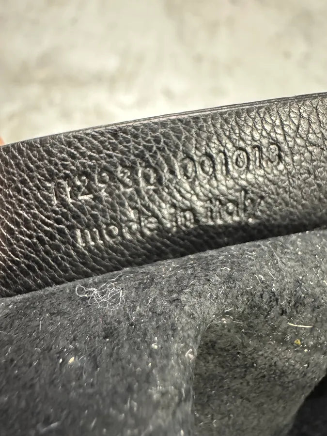 2000s Yves Saint Laurent Flowers Black Suede Leather Handle Bag dREFerL 7