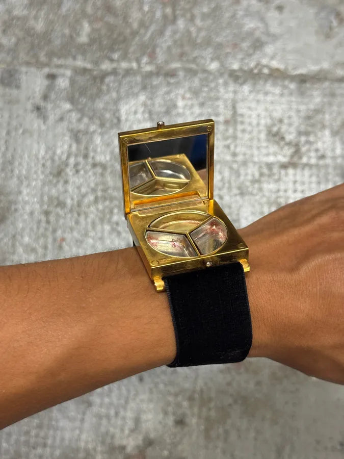 2000s Yves Saint Laurent Golden Parfum Bracelet tlpOcVd 1