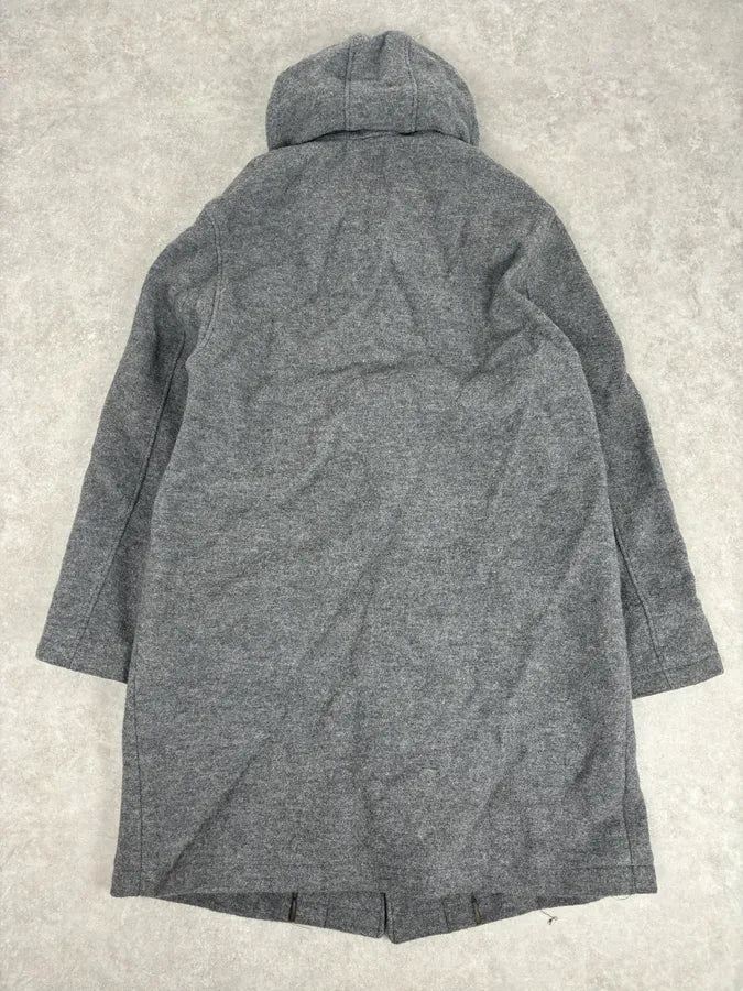 1980s Yves Saint Laurent Grey Long Wool Jacket LrNNMBo 4