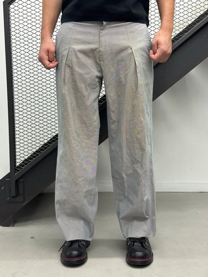 AW2007 Yves Saint Laurent Grey Ovalo Faded Pants iEdxZKV 0