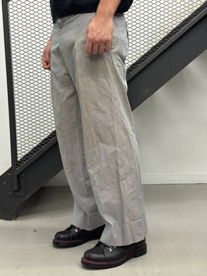 AW2007 Yves Saint Laurent Grey Ovalo Faded Pants iEdxZKV 3